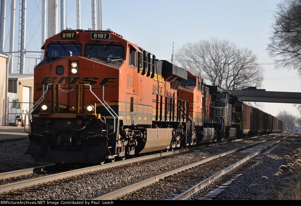 Westbound coal empties